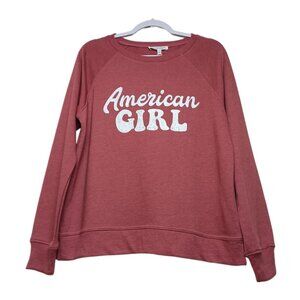 Workshop Republic Graphic Sweatshirt Raglan Size SMALL "American Girl" New NWT
